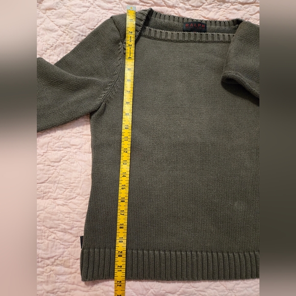 Ralph Lauren Women's Khaki Crew Neck Sweater - Picture 6 of 7